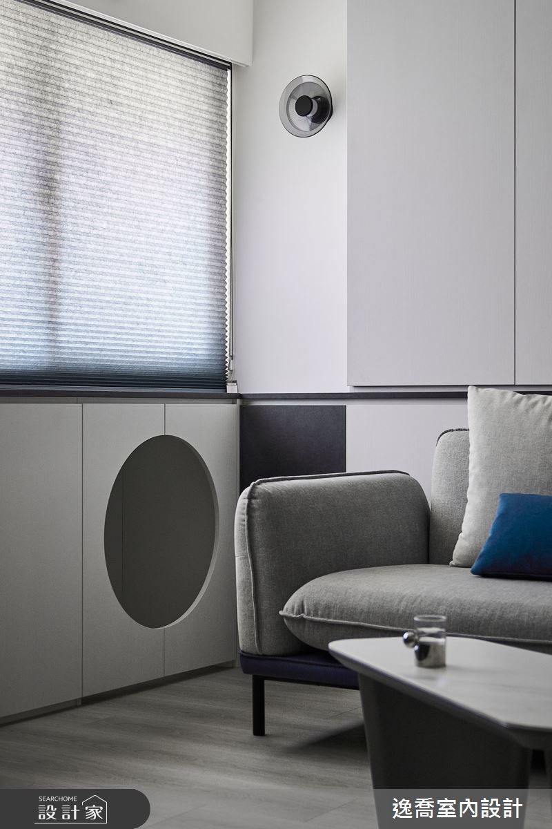 36坪老屋(16~30年)＿現代風客廳案例圖片＿逸喬室內設計＿逸喬_盒顏寓所之6