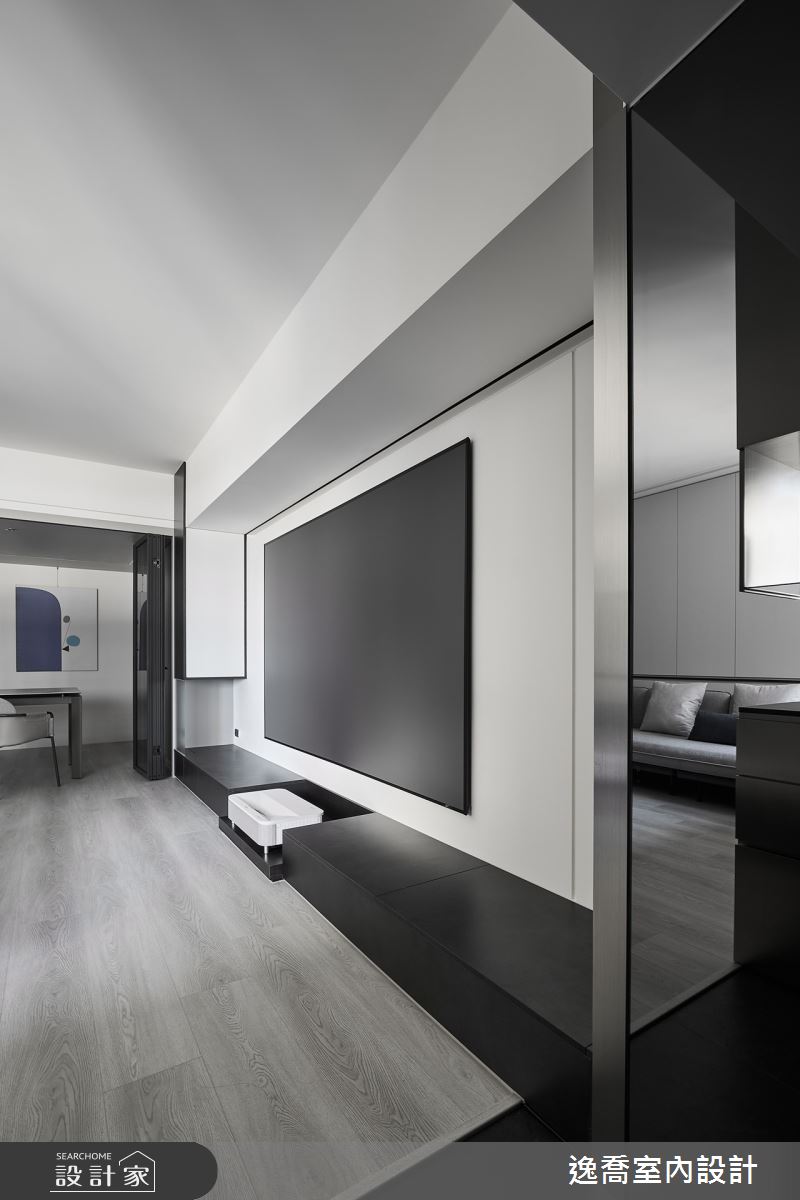 36坪老屋(16~30年)＿現代風客廳案例圖片＿逸喬室內設計＿逸喬_盒顏寓所之3