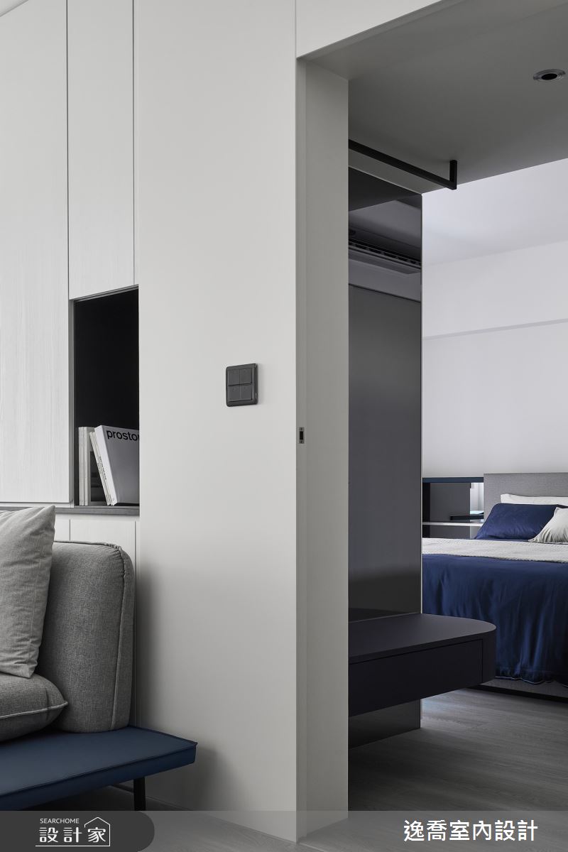 36坪老屋(16~30年)＿現代風客廳臥室案例圖片＿逸喬室內設計＿逸喬_盒顏寓所之13