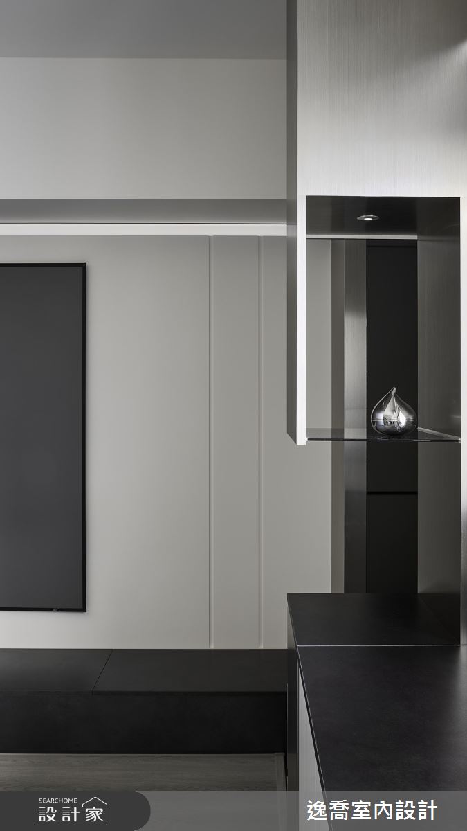 36坪老屋(16~30年)＿現代風客廳案例圖片＿逸喬室內設計＿逸喬_盒顏寓所之4