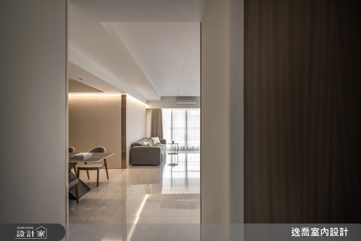 39坪預售屋＿現代風玄關案例圖片＿逸喬室內設計＿逸喬_醇香共居之3