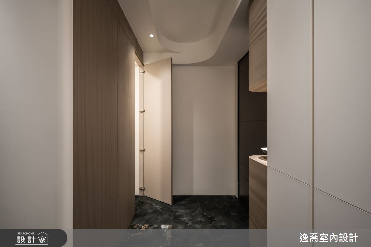 39坪預售屋＿現代風玄關案例圖片＿逸喬室內設計＿逸喬_醇香共居之2
