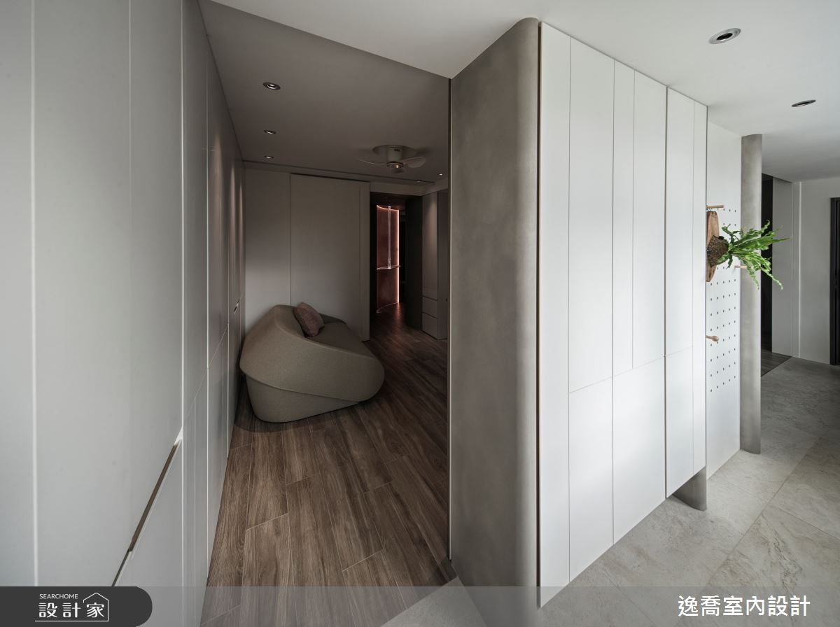 36坪老屋(41~50年)＿現代風玄關客廳案例圖片＿逸喬室內設計＿逸喬_愉‧家之1