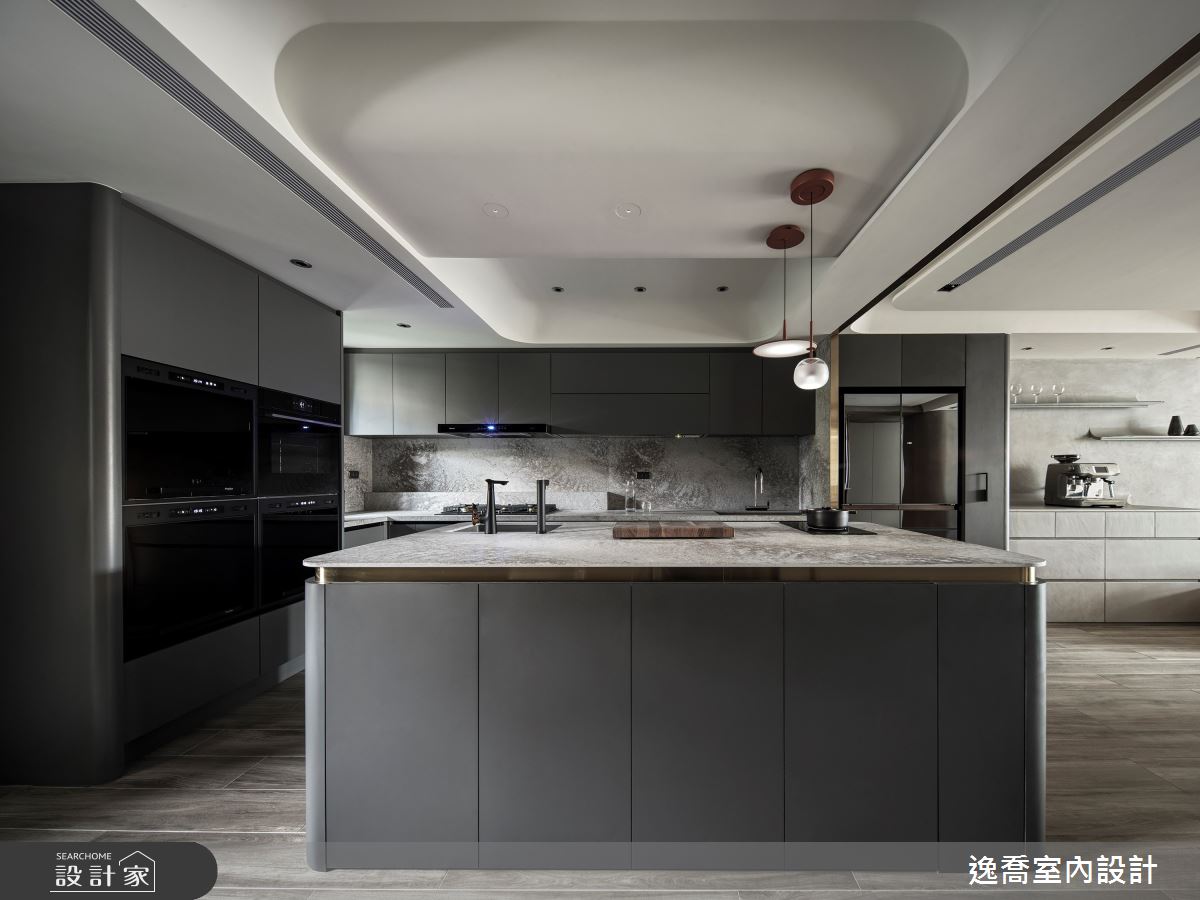 36坪老屋(41~50年)＿現代風廚房中島案例圖片＿逸喬室內設計＿逸喬_愉‧家之13