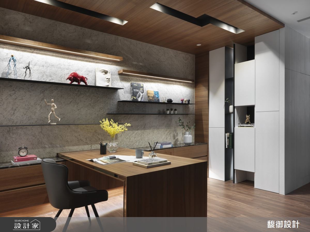 140坪新成屋(5年以下)＿現代風書房案例圖片＿馥御室內裝修設計有限公司＿馥御_08之13