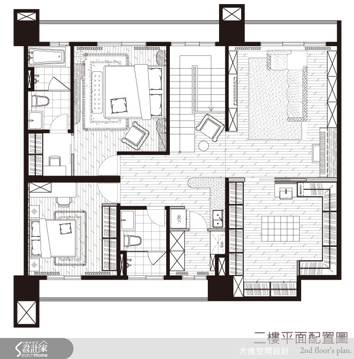 85坪新成屋(5年以下)＿新古典案例圖片＿大進空間設計＿大進_05之44