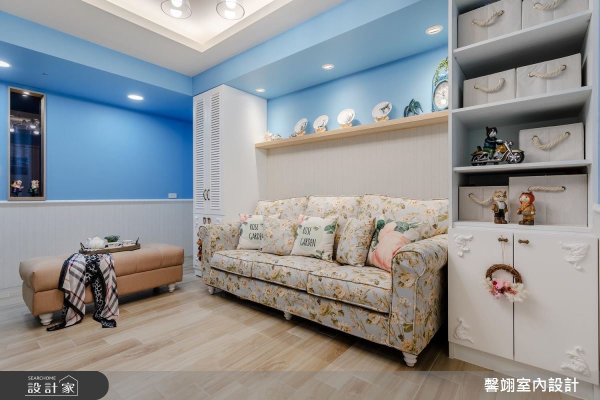 11坪預售屋＿鄉村風客廳案例圖片＿馨翊室內裝修設計＿馨翊_01之3