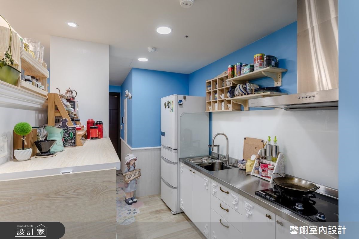 11坪預售屋＿鄉村風廚房案例圖片＿馨翊室內裝修設計＿馨翊_01之10