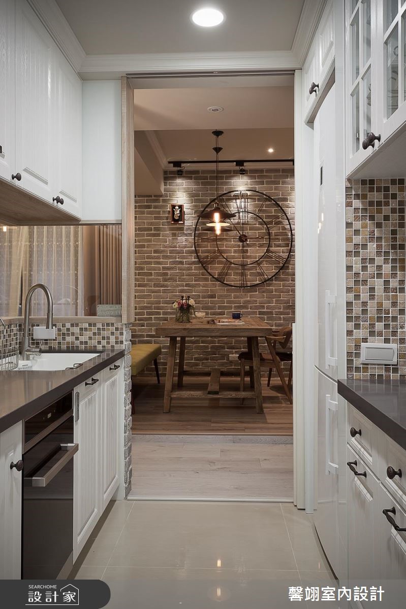 23坪預售屋＿鄉村風廚房案例圖片＿馨翊室內裝修設計＿馨翊_02之14
