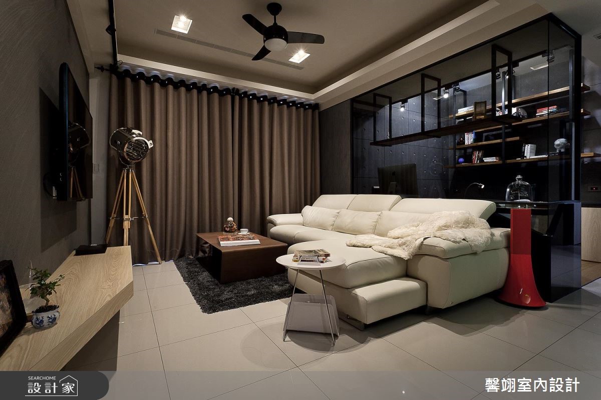 23坪預售屋＿混搭風客廳案例圖片＿馨翊室內裝修設計＿馨翊_03之2