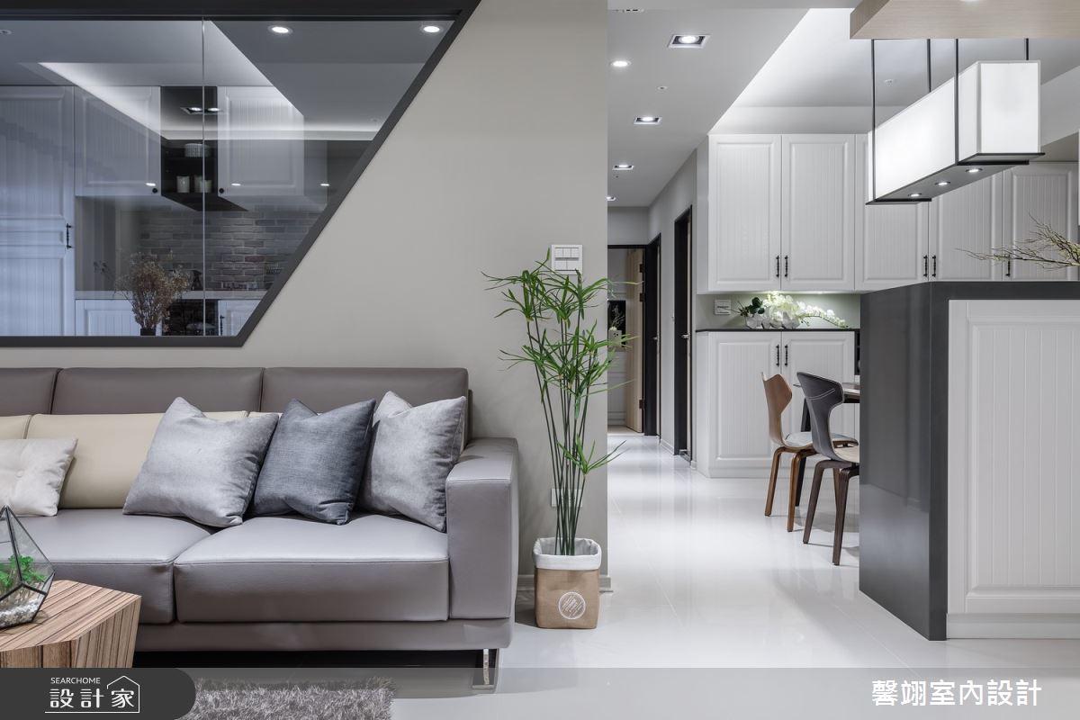 29坪新成屋(5年以下)＿鄉村風客廳案例圖片＿馨翊室內裝修設計＿馨翊_05之5