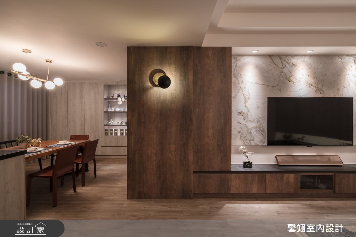 25坪新成屋(5年以下)＿現代風客廳餐廳案例圖片＿馨翊室內裝修設計＿馨翊_12之4