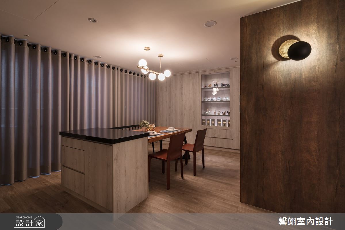 25坪新成屋(5年以下)＿現代風餐廳中島案例圖片＿馨翊室內裝修設計＿馨翊_12之10