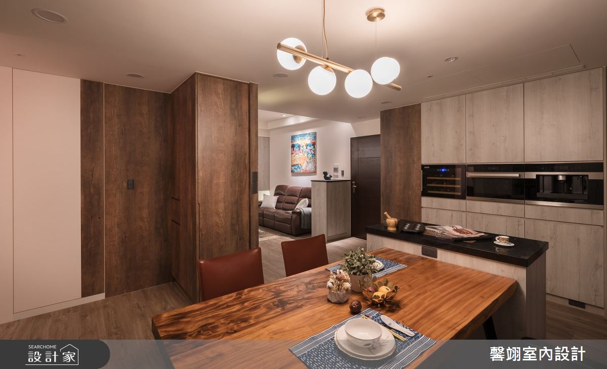25坪新成屋(5年以下)＿現代風餐廳中島案例圖片＿馨翊室內裝修設計＿馨翊_12之7