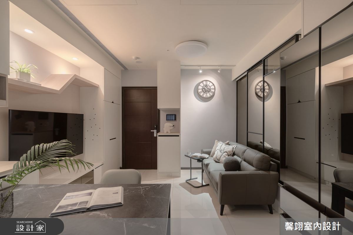 15坪新成屋(5年以下)＿現代風玄關客廳餐廳案例圖片＿馨翊室內裝修設計＿馨翊_15之2