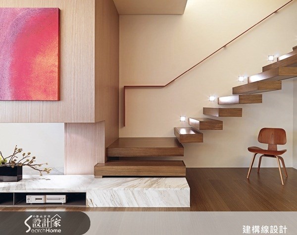 ＿混搭風樓梯案例圖片＿沈志忠聯合設計·建構線設計＿建構線設計／沈志忠之6