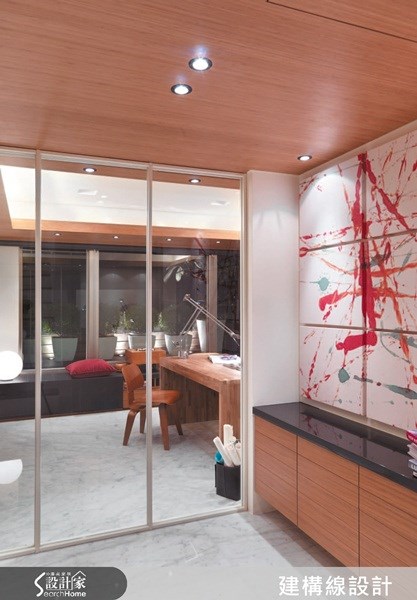 ＿混搭風書房案例圖片＿沈志忠聯合設計·建構線設計＿建構線設計／沈志忠之15