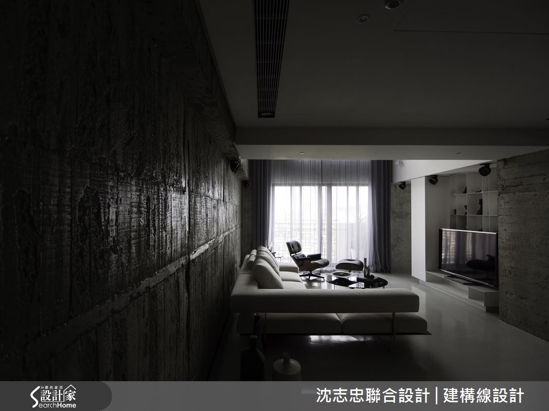 50坪預售屋＿現代風客廳案例圖片＿沈志忠聯合設計·建構線設計＿沈志忠_16.印記之6
