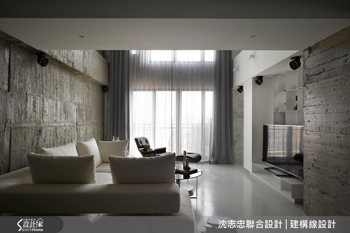 50坪預售屋＿現代風客廳案例圖片＿沈志忠聯合設計·建構線設計＿沈志忠_16.印記之8