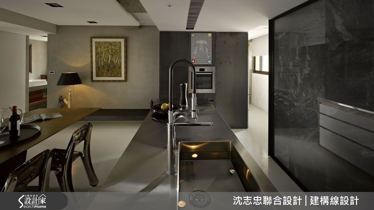 50坪預售屋＿現代風廚房案例圖片＿沈志忠聯合設計·建構線設計＿沈志忠_16.印記之14