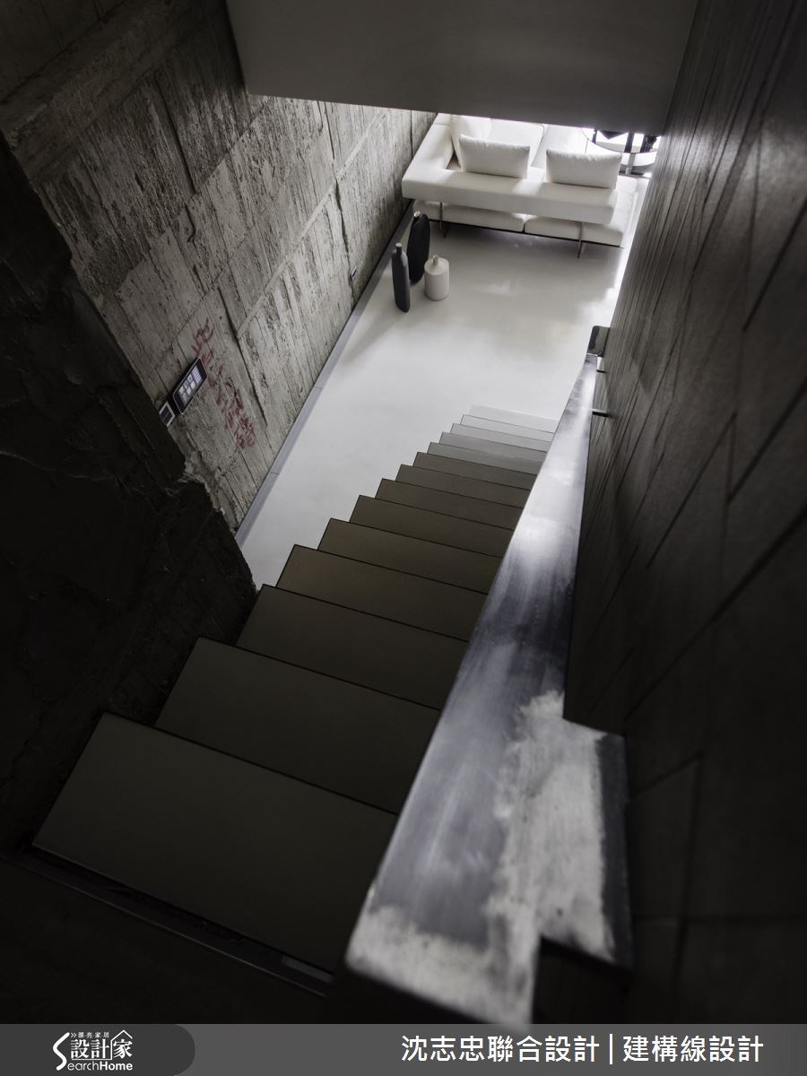50坪預售屋＿現代風樓梯案例圖片＿沈志忠聯合設計·建構線設計＿沈志忠_16.印記之22