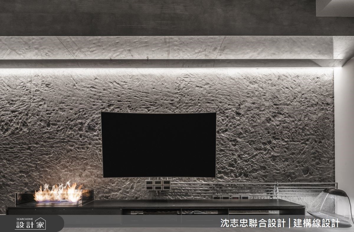 48坪新成屋(5年以下)＿混搭風客廳案例圖片＿沈志忠聯合設計·建構線設計＿沈志忠_20.原。塑之4