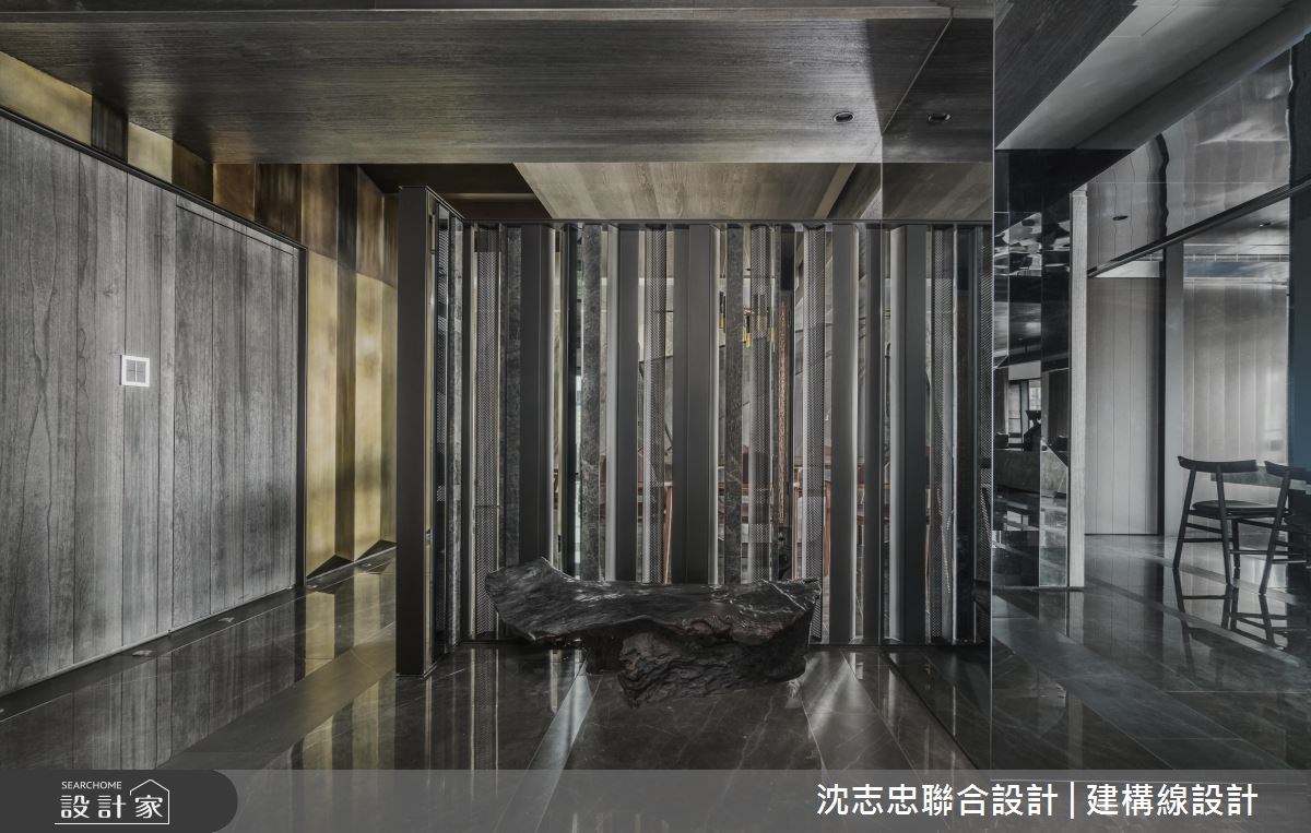 70坪新成屋(5年以下)＿現代風玄關案例圖片＿沈志忠聯合設計·建構線設計＿沈志忠_22.片光零羽之11
