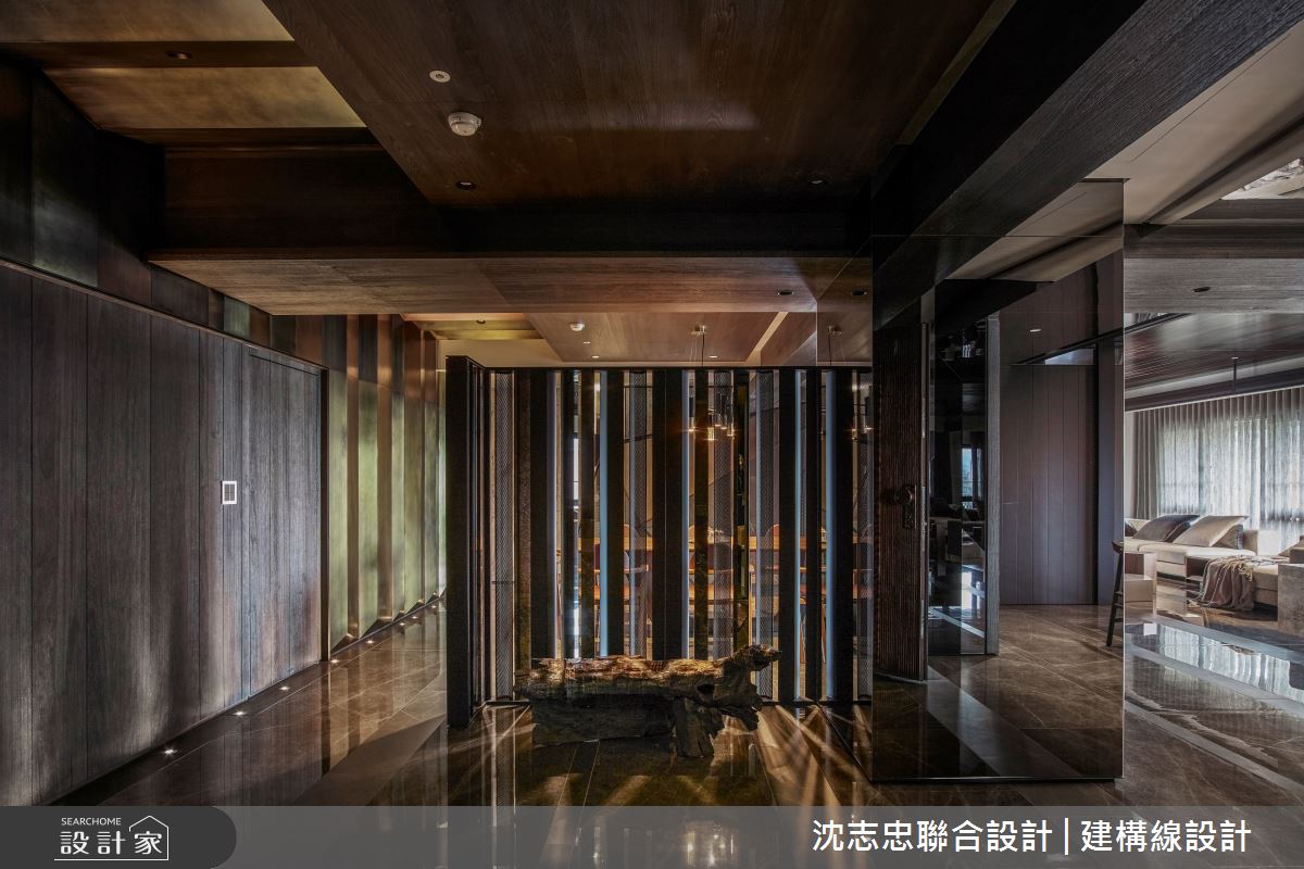 70坪新成屋(5年以下)＿現代風玄關案例圖片＿沈志忠聯合設計·建構線設計＿沈志忠_22.片光零羽之1