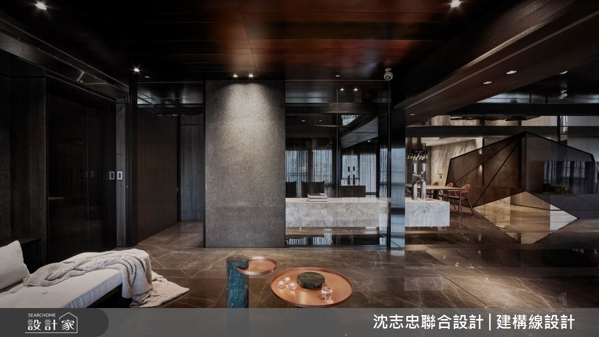 70坪新成屋(5年以下)＿現代風客廳餐廳案例圖片＿沈志忠聯合設計·建構線設計＿沈志忠_22.片光零羽之2
