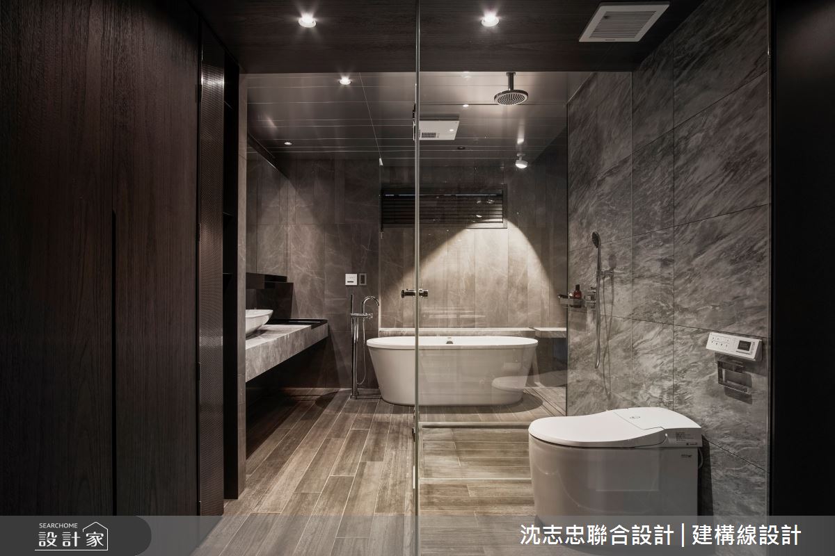 70坪新成屋(5年以下)＿現代風浴室案例圖片＿沈志忠聯合設計·建構線設計＿沈志忠_22.片光零羽之10