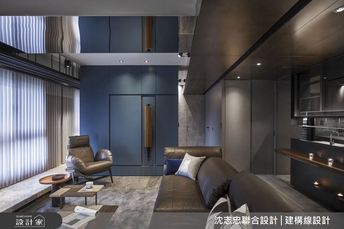 37坪新成屋(5年以下)＿混搭風客廳案例圖片＿沈志忠聯合設計·建構線設計＿沈志忠_23.雅步畫樑之3