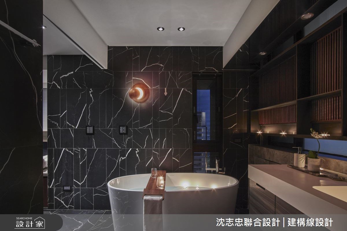 37坪新成屋(5年以下)＿混搭風臥室浴室案例圖片＿沈志忠聯合設計·建構線設計＿沈志忠_23.雅步畫樑之10