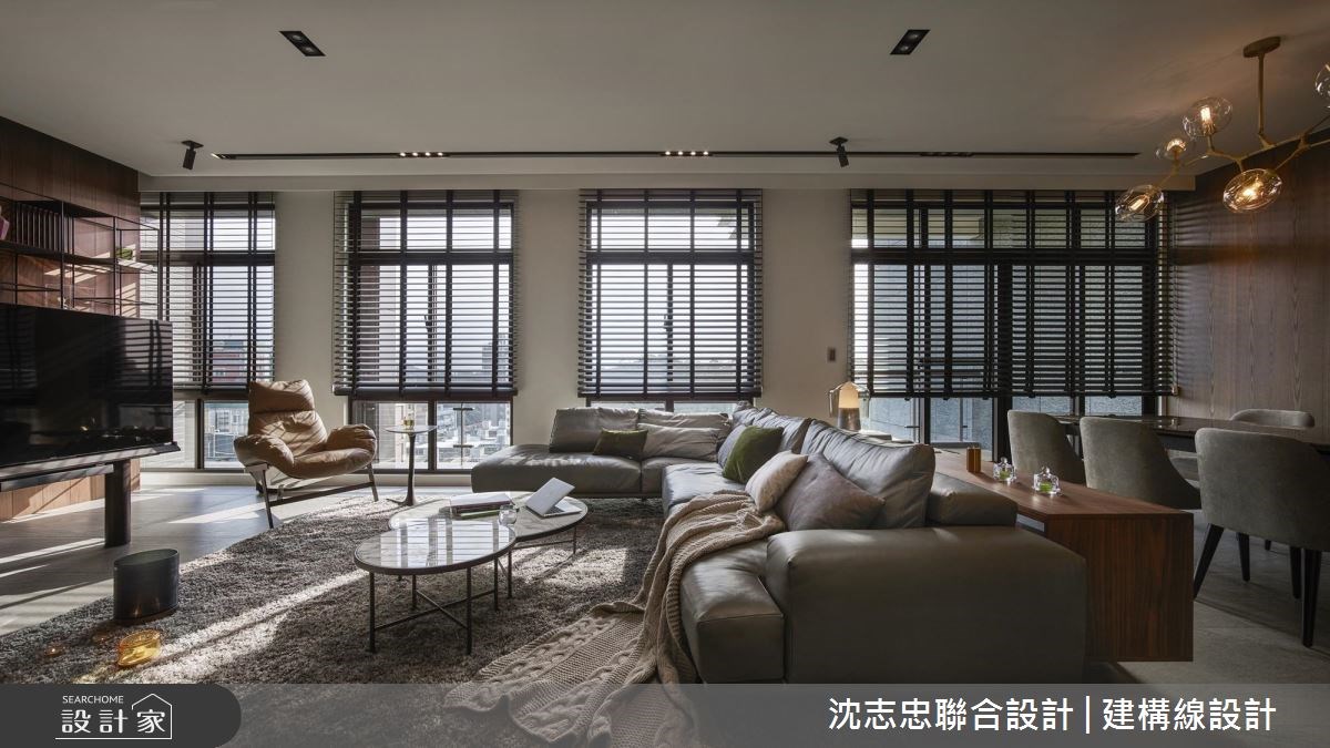 40坪新成屋(5年以下)＿混搭風客廳案例圖片＿沈志忠聯合設計·建構線設計＿沈志忠_24.穰穰滿家之4