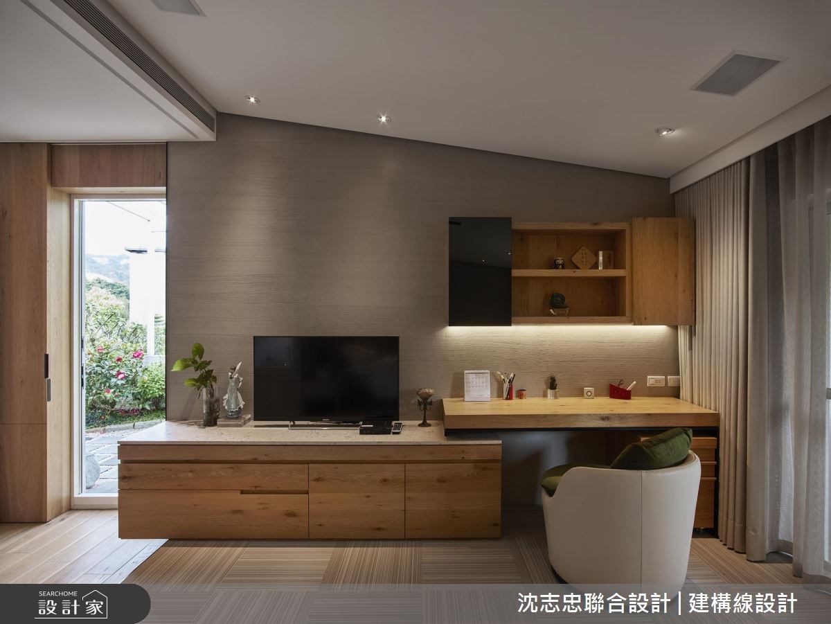 300坪老屋(16~30年)＿混搭風臥室案例圖片＿沈志忠聯合設計·建構線設計＿沈志忠_27.蒼翠寓所之5