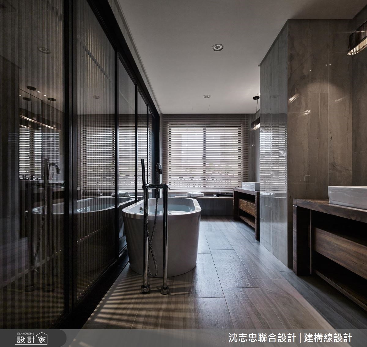 101坪新成屋(5年以下)＿混搭風浴室案例圖片＿沈志忠聯合設計·建構線設計＿沈志忠_28.墨。相之12