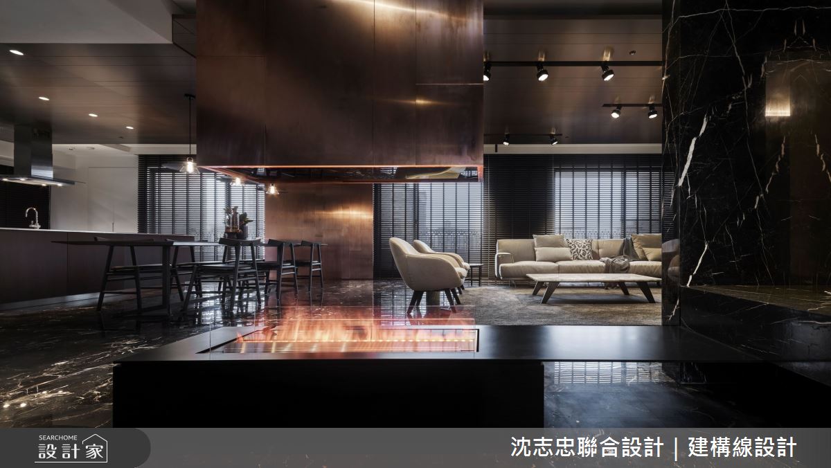 120坪新成屋(5年以下)＿現代風客廳餐廳案例圖片＿沈志忠聯合設計·建構線設計＿沈志忠_30.A Home Away from Home之9