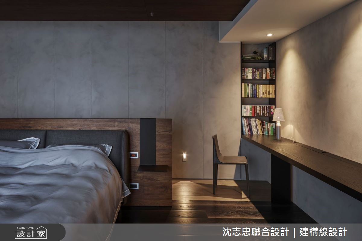 120坪新成屋(5年以下)＿現代風臥室案例圖片＿沈志忠聯合設計·建構線設計＿沈志忠_30.A Home Away from Home之17