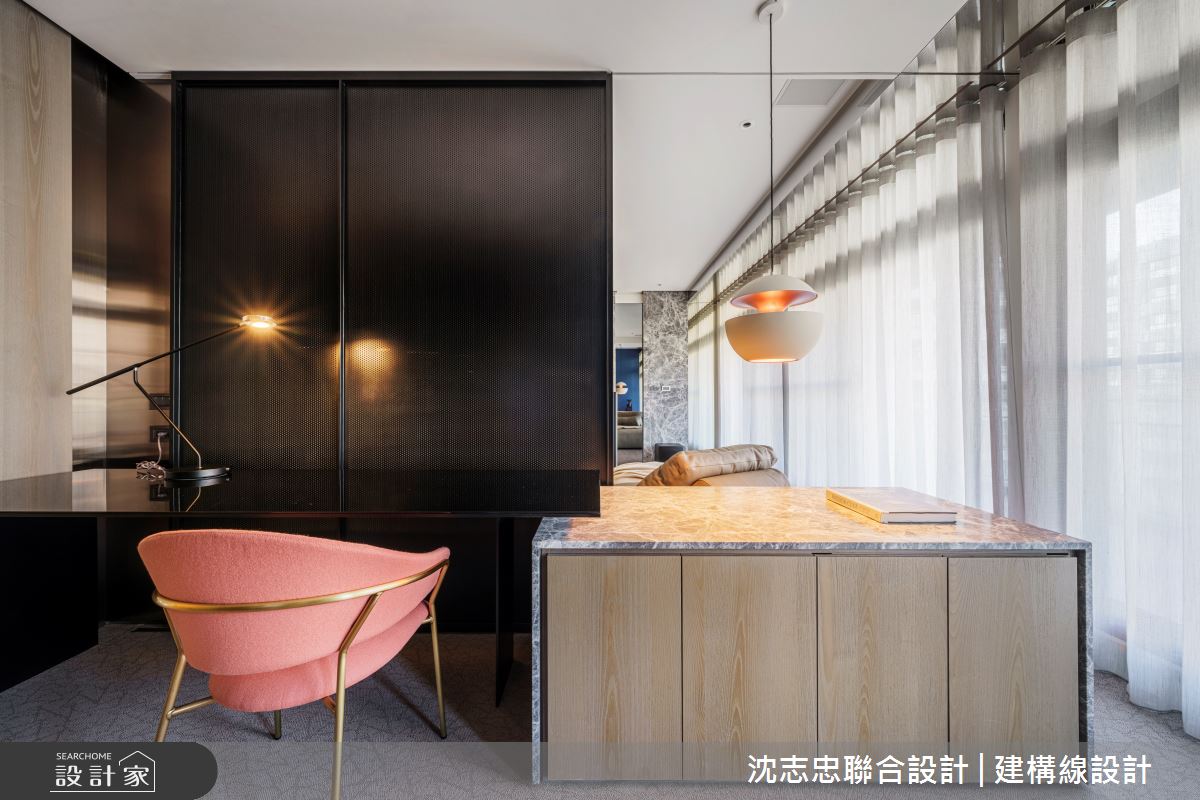 42坪新成屋(5年以下)＿現代風書房案例圖片＿沈志忠聯合設計·建構線設計＿沈志忠_33之20