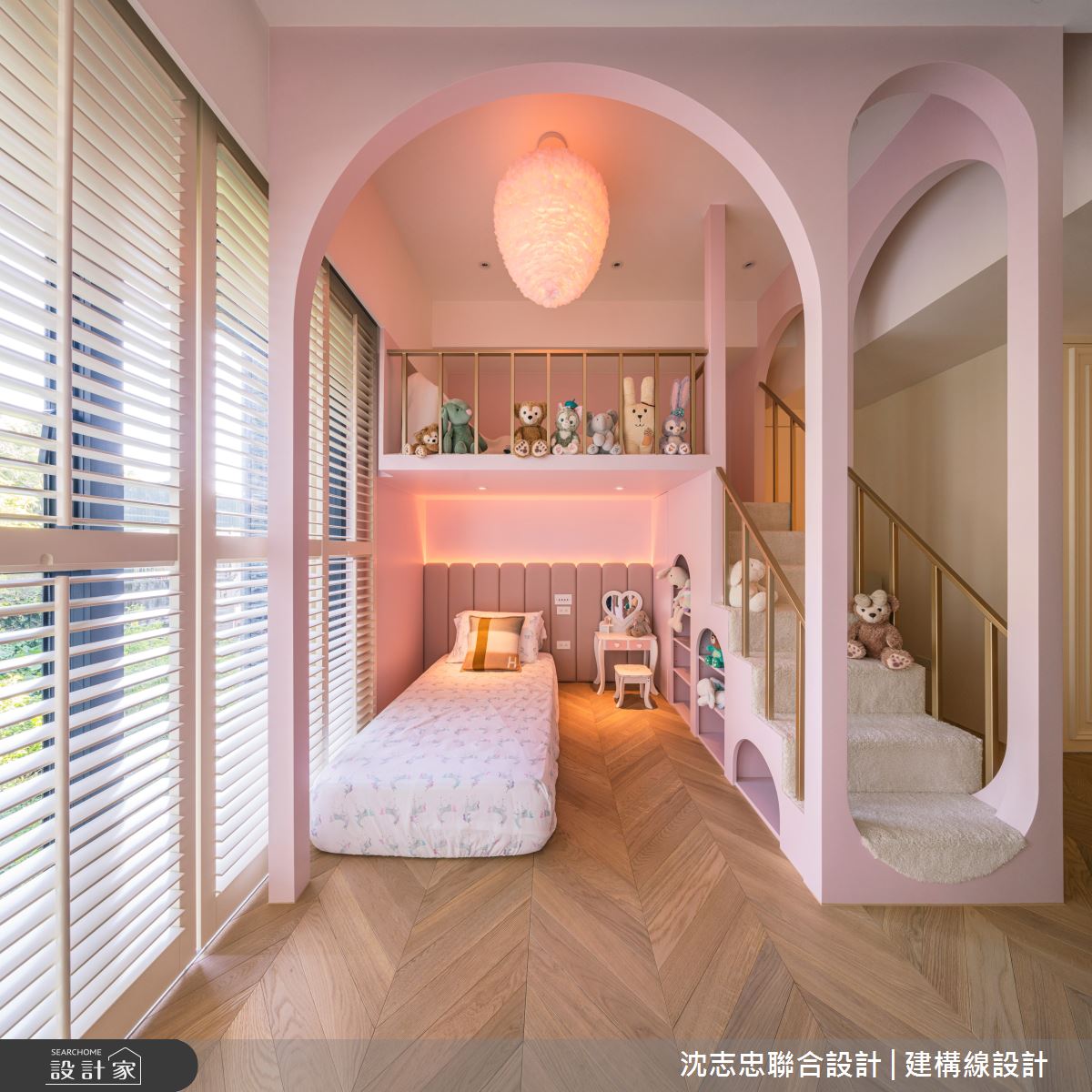 新成屋(5年以下)＿新古典兒童房兒童房案例圖片＿沈志忠聯合設計·建構線設計＿沈志忠_37之19