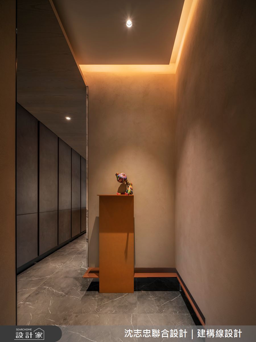 88坪新成屋(5年以下)＿現代風玄關案例圖片＿沈志忠聯合設計·建構線設計＿沈志忠_38.悠悠無境之4