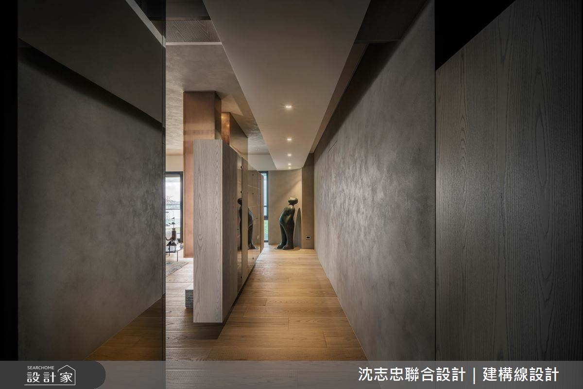 88坪新成屋(5年以下)＿現代風客廳走廊案例圖片＿沈志忠聯合設計·建構線設計＿沈志忠_38.悠悠無境之5
