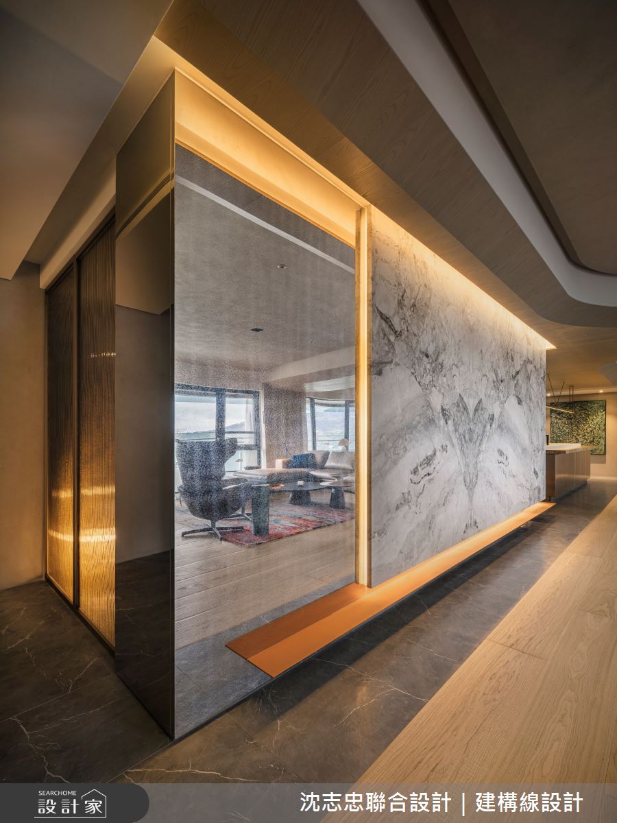 88坪新成屋(5年以下)＿現代風客廳案例圖片＿沈志忠聯合設計·建構線設計＿沈志忠_38.悠悠無境之6