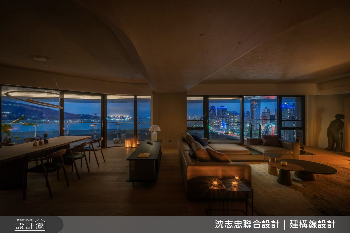 88坪新成屋(5年以下)＿現代風客廳餐廳案例圖片＿沈志忠聯合設計·建構線設計＿沈志忠_38.悠悠無境之26