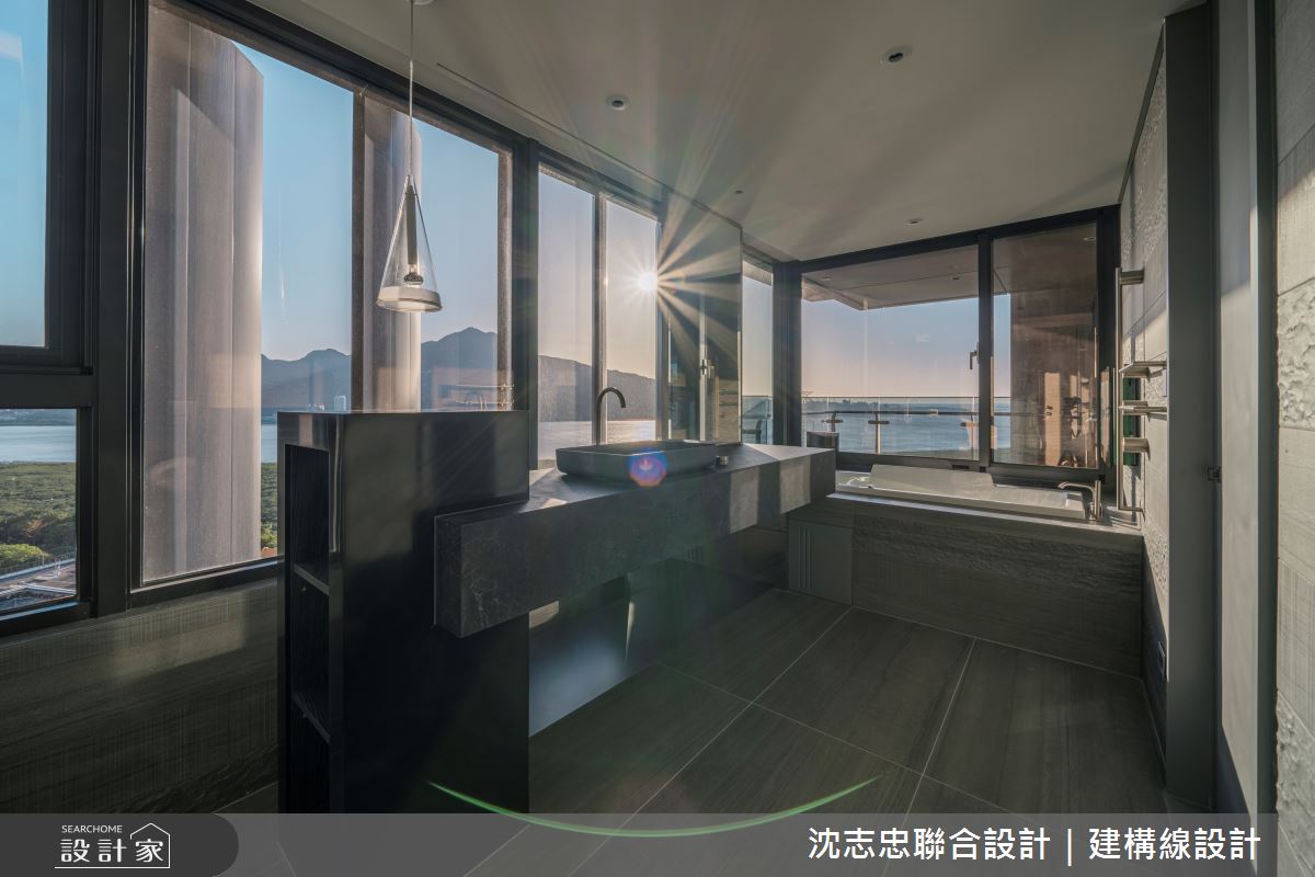 88坪新成屋(5年以下)＿現代風浴室案例圖片＿沈志忠聯合設計·建構線設計＿沈志忠_38.悠悠無境之36