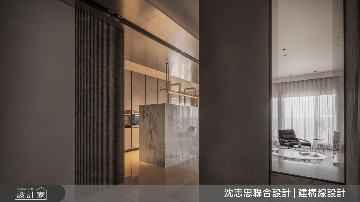 50坪毛胚屋＿現代風客廳中島案例圖片＿沈志忠聯合設計·建構線設計＿沈志忠_41.質韻之3