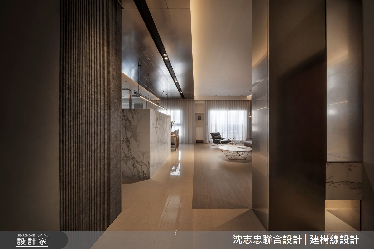 50坪毛胚屋＿現代風客廳中島案例圖片＿沈志忠聯合設計·建構線設計＿沈志忠_41.質韻之2