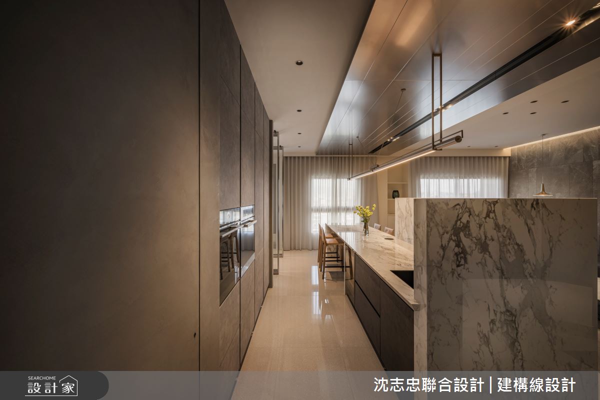 50坪毛胚屋＿現代風餐廳中島案例圖片＿沈志忠聯合設計·建構線設計＿沈志忠_41.質韻之12