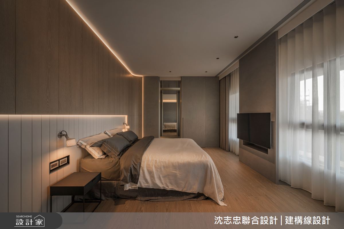 50坪毛胚屋＿現代風臥室案例圖片＿沈志忠聯合設計·建構線設計＿沈志忠_41.質韻之22