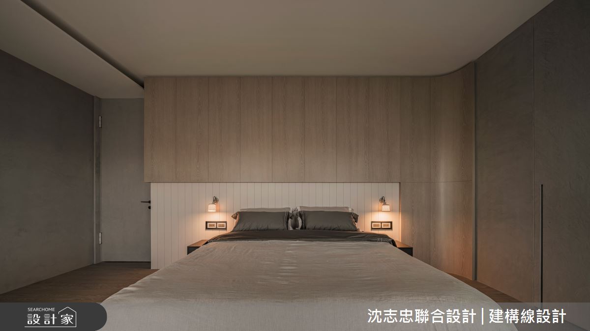 50坪毛胚屋＿現代風臥室案例圖片＿沈志忠聯合設計·建構線設計＿沈志忠_41.質韻之23