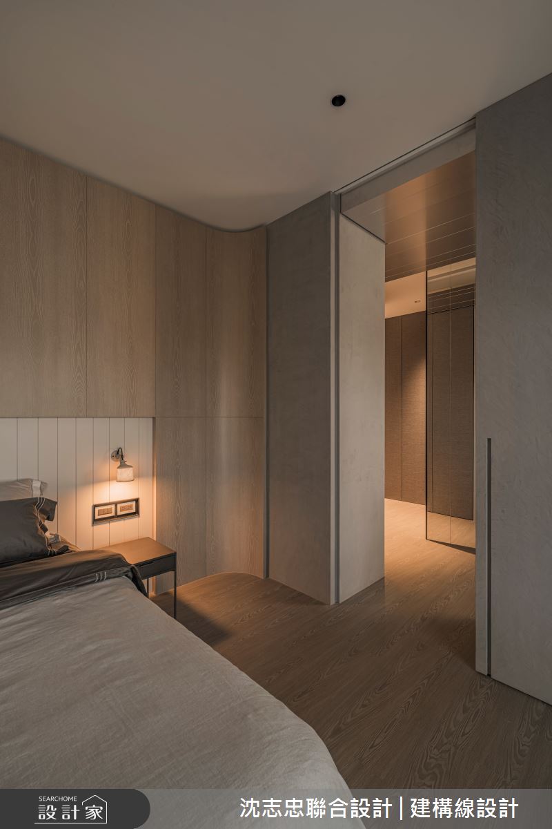 50坪毛胚屋＿現代風臥室案例圖片＿沈志忠聯合設計·建構線設計＿沈志忠_41.質韻之24